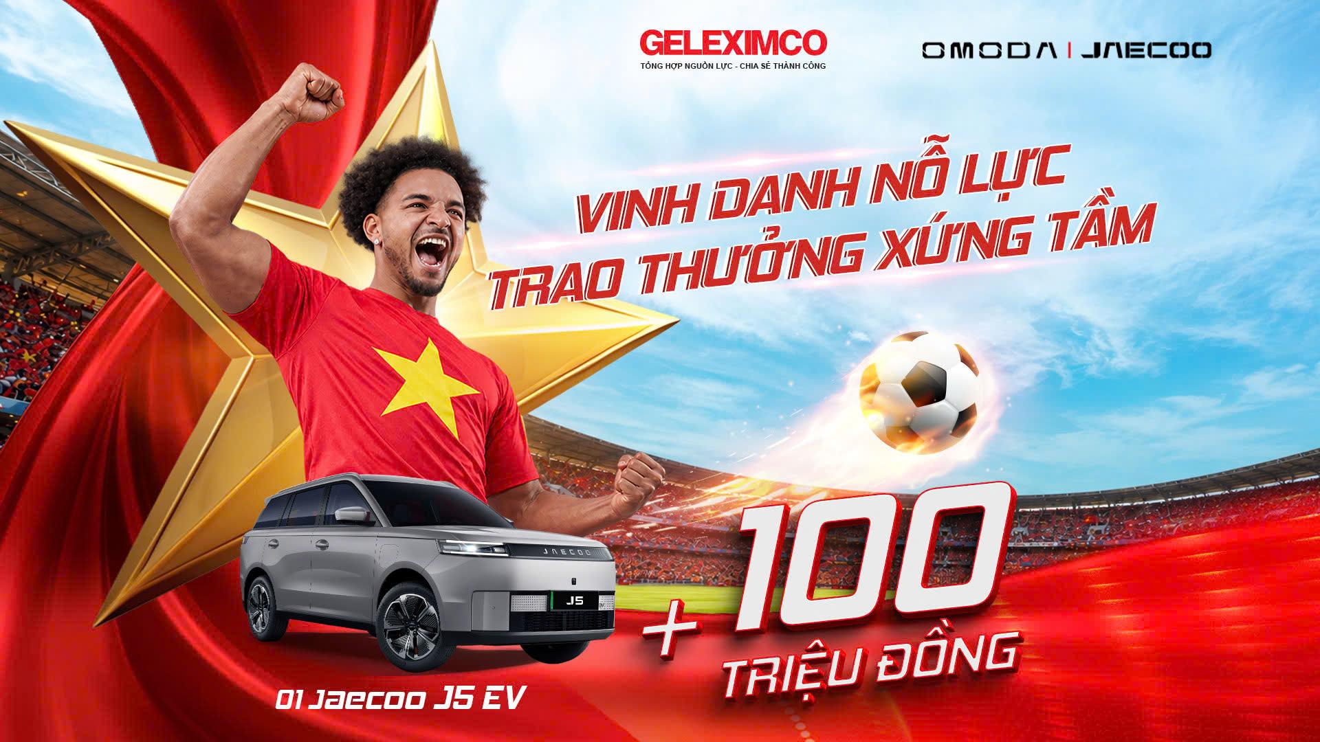 Tỏa sáng tại chung kết Asean Cup 2026, Nguyễn Xuân Son được trao tặng JAECOO J5 EV Flagship